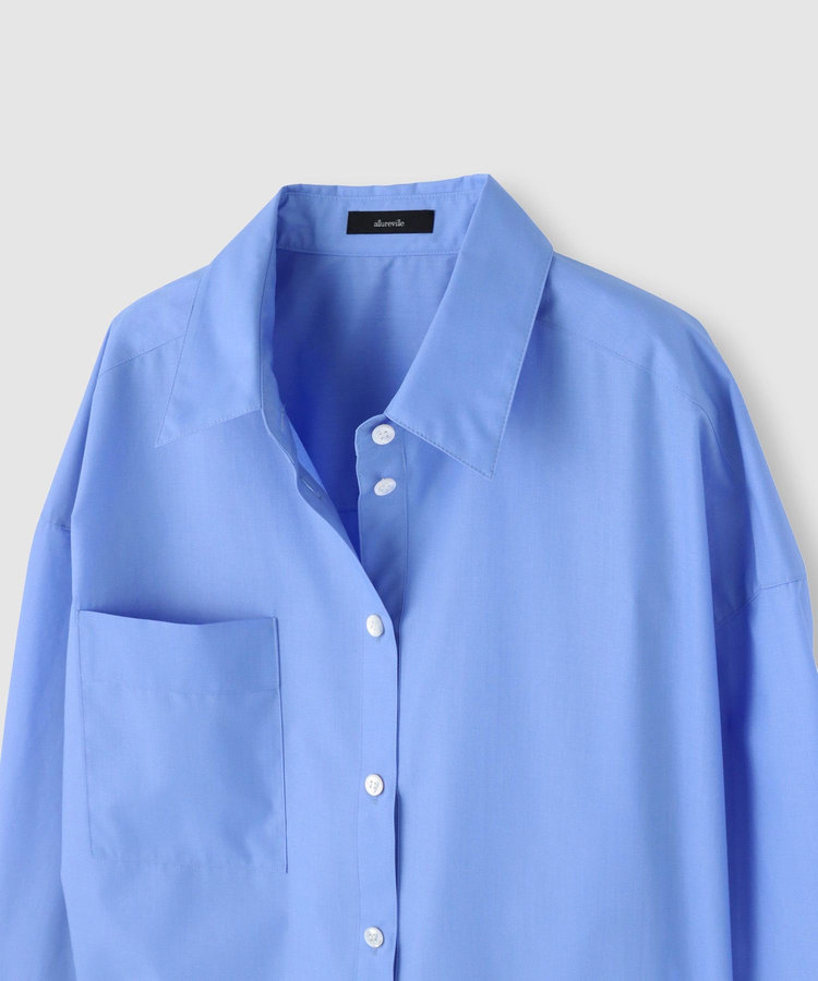 allureville カシュクール2WAYシャツ ブルー (61)