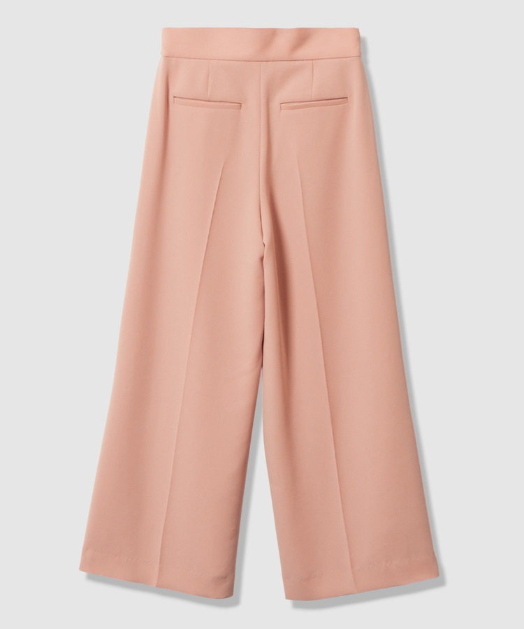 LOULOU WILLOUGHBY 【LOULOU WILLOUGHBY】ダブルクロスハイウエストサロペットパンツ ピンク (41)