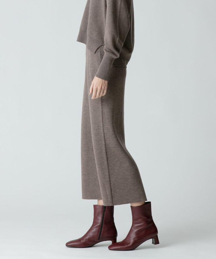allureville 【セットアップ対応商品】ウールスムースタイトスカート モカ (85)
